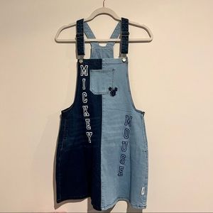 Mickey Mouse skirt overalls